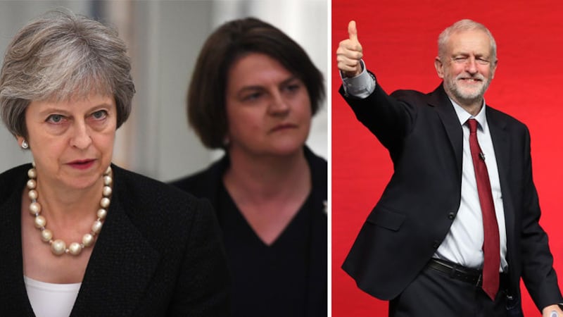Were Theresa May to reach an agreement with Jeremy Corbyn, she would be unlikely to need to rely on votes from the DUP&nbsp;