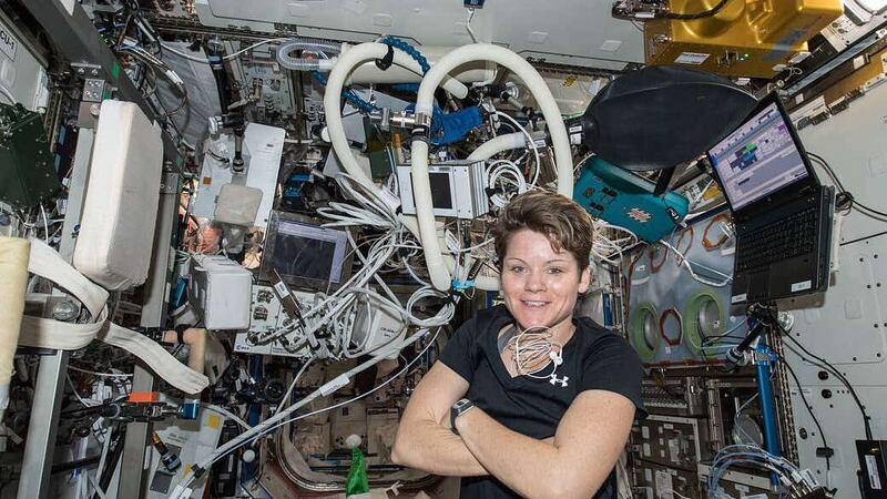 Anne McClain on the International Space Station (NASA/PA)