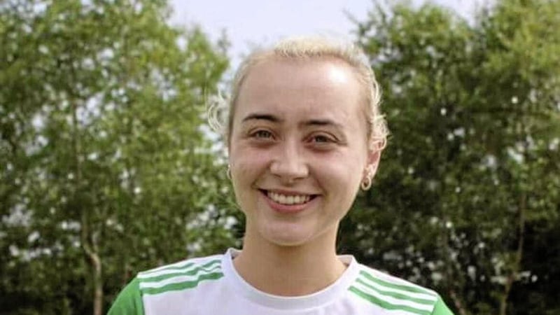 Fermanagh Ladies football captain, Molly McGloin of Newtownbutler. 