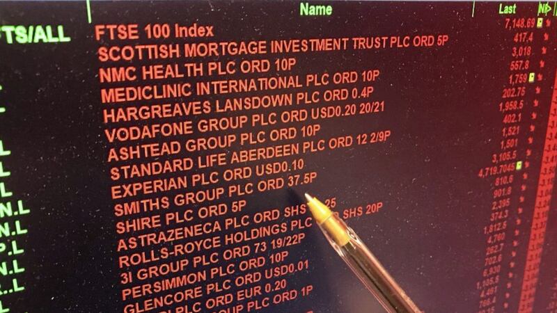 Prices on the London Stock Exchange turn red last week as the FTSE 100 Index crashed on opening by more than 230 points 