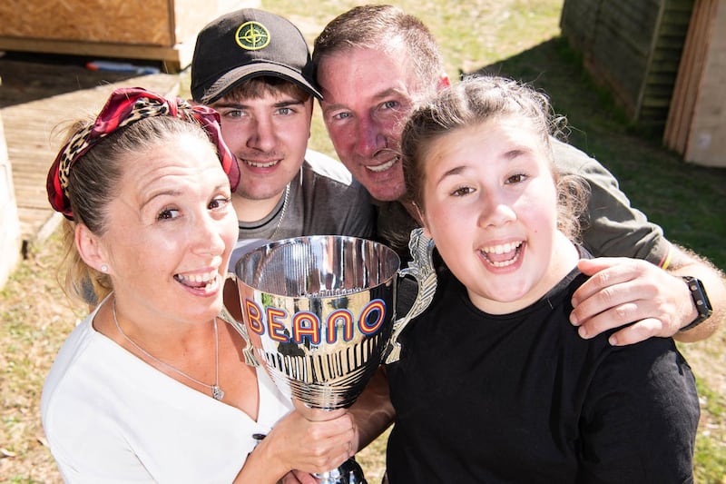 The Millers from Ipswich have been crowned the winners of Beano’s ‘Britain�s Funniest Family’ competition and are set to feature as characters in the comic alongside Beano legends Dennis and Gnasher