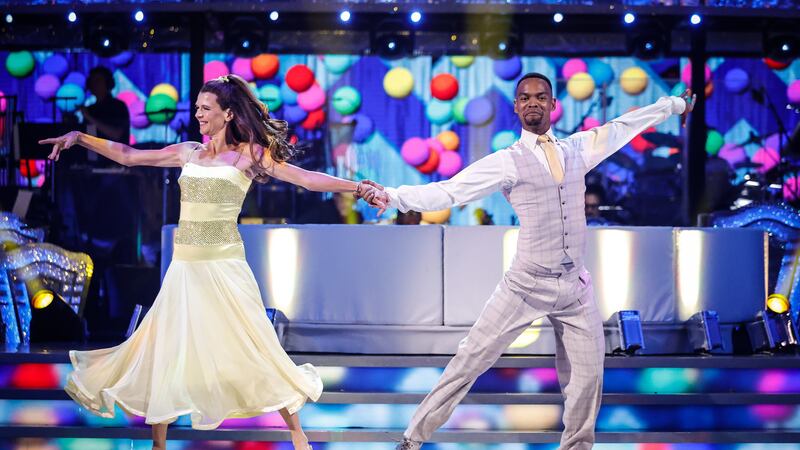 Annabel Croft is partnered with Johannes Radebe on Strictly Come Dancing (Guy Levy/BBC/PA)