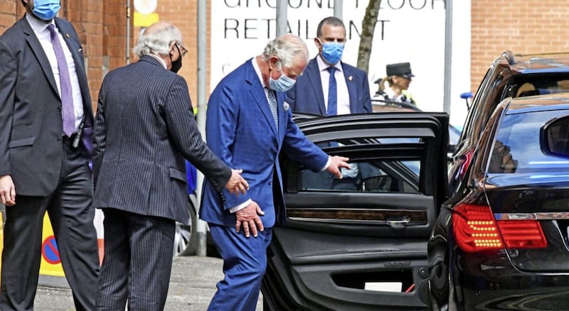 Prince Charles on the first day of his visit to Northern Ireland last week. Picture by Pacemaker 