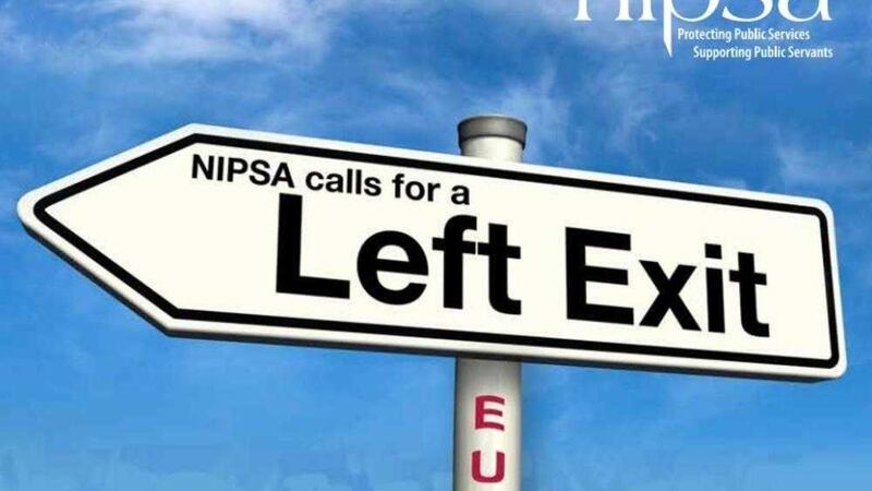 The Nipsa leaflet backing a &#39;left exit&#39;  
