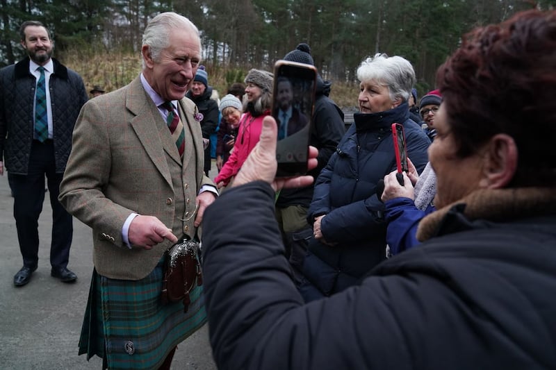 Royal visit to Aboyne and Mid Deeside Community Shed