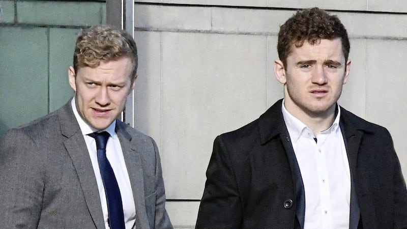 Stuart Olding and Paddy Jackson who were acquitted following a high profile rape trial. Picture by Alan Lewis- PhotopressBelfast.co.uk 