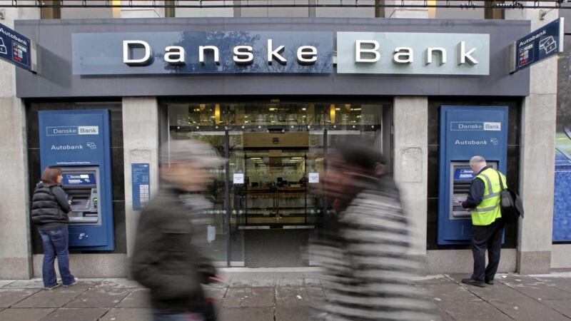 Danske Bank in Northern Ireland has reported a pre-tax profit of &pound;56.5m in the first half of this year 