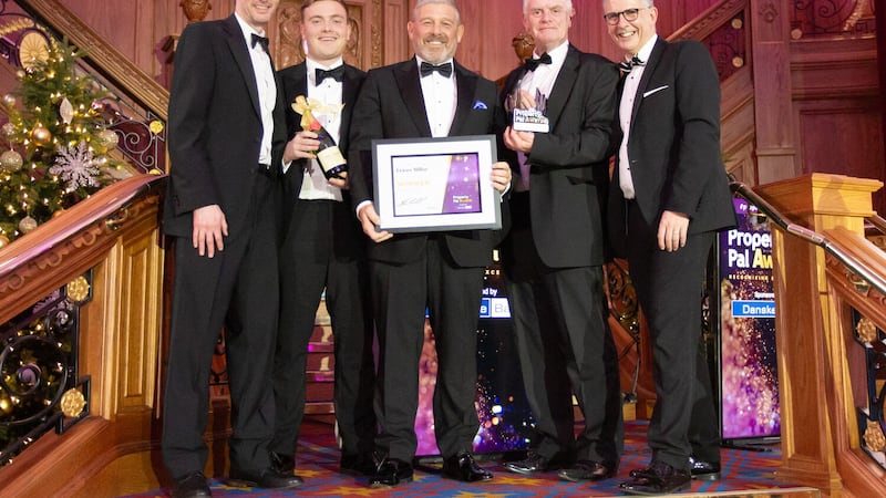 The team from Fraser Millar celebrate scooping the coveted Developer of The Year accolade
