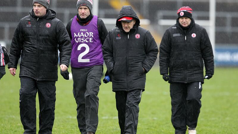 Mickey Harte was far from downbeat despite seeing his Tyrone side lose to Dublin on Saturday Picture by Philip Walsh