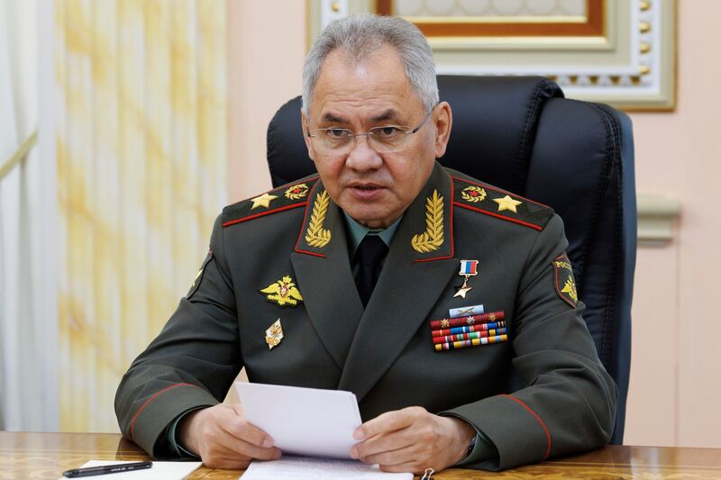 There is speculation Sergei Shoigu could be replaced (Vadim Savitsky/AP)