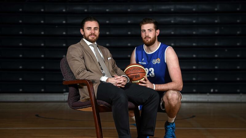 Belfast Star coach Neal McCotter (left) and captain Keelan Cairns will come up against Killester in the National Cup on Saturday &nbsp;