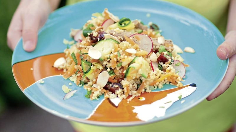 Rainbow lamb and couscous salad from Ella&#39;s Kitchen: The Easy Family Cookbook 