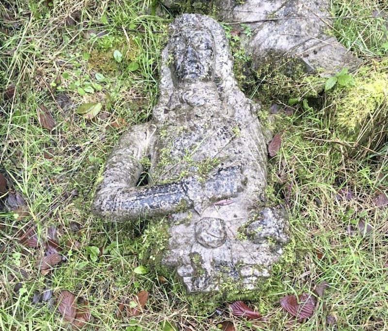One of the statues found in Co Clare 