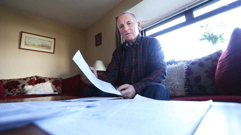 Danny Treacy received a written apology from the Northern health trust over the &quot;unacceptable&quot; care his autistic adult son has received. Picture by Hugh Russell. 