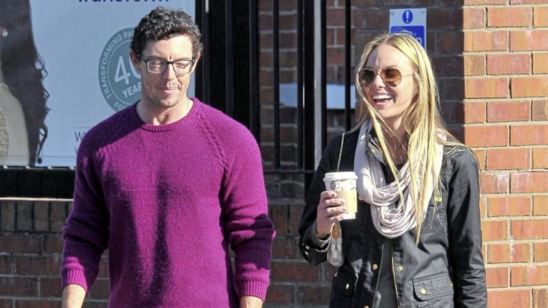 Rory McIlroy with his wife Erica Stoll, pictured in 2015. Picture by Justin Kernoghan/ PhotopressBelfast 