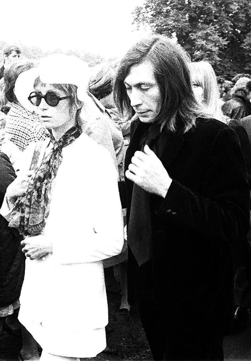 Charlie Watts and his wife Shirley i