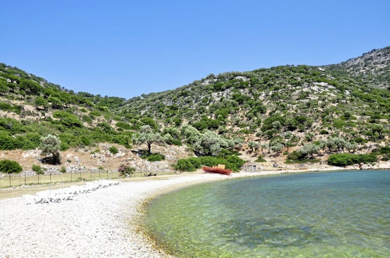 Gerakas beach, on the Greek island of Alonnisos 