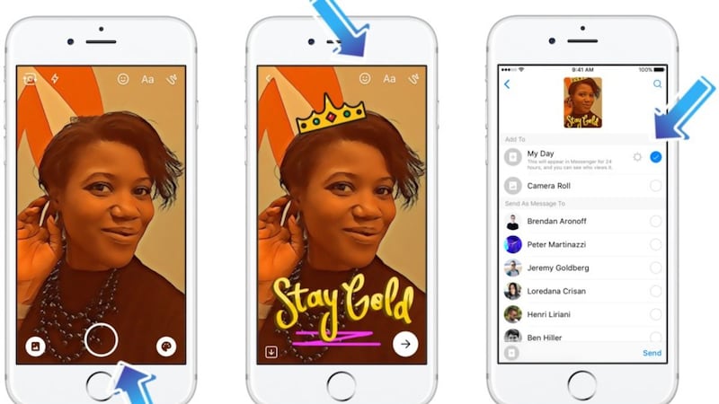 Facebook adds yet more Snapchat-style features with Messenger Day