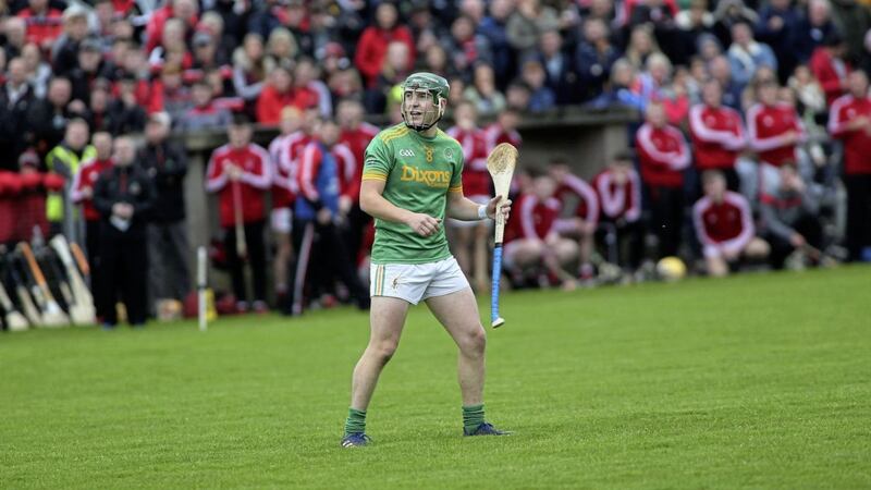 Dunloy&#39;s Paul Shiels hopes to add to his medal haul against Slaughtneil tomorrow Picture: Seamus Loughran. 