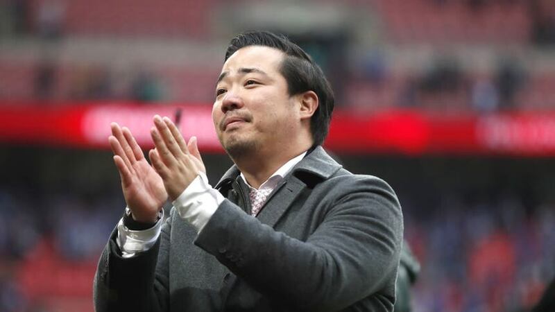 Club chairman Aiyawatt Srivaddhanaprabha has promised relegated Leicester will soon be back playing in the Premier League (Matthew Childs/PA)