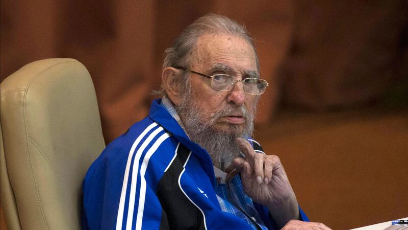 Fidel Castro attends the last day of the 7th Cuban Communist Party Congress in Havana, Cuba in April 2016. Picture by Ismael Francisco, Cubadebate/Associated Press&nbsp;