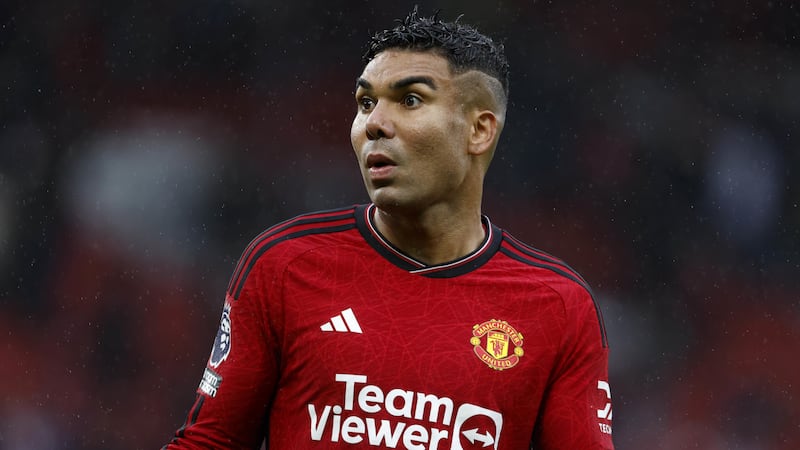 Casemiro has been ruled out Manchester United’s trip to Bramall Lane through injury (Richard Sellers/PA)