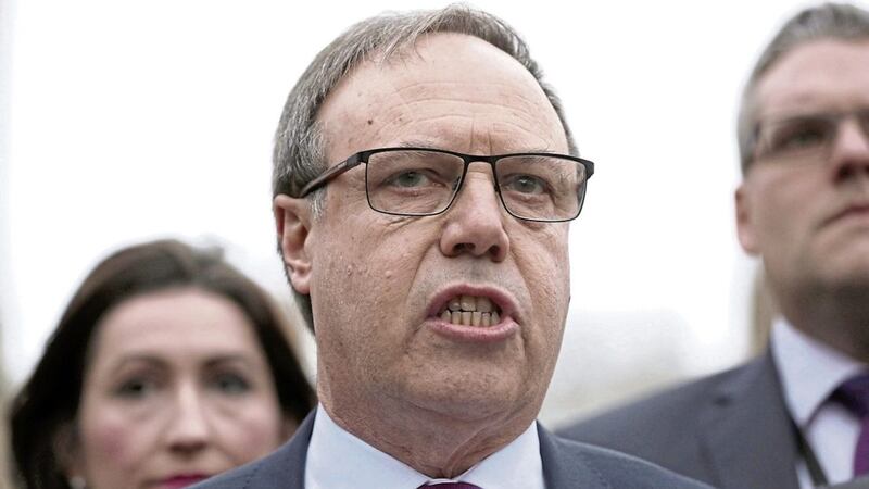 DUP deputy leader Nigel Dodds has said prime minister Theresa May had the &quot;full authority&quot; to approve strikes in Syria. Picture by Jonathan Brady/PA Wire 