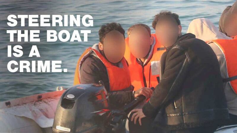 Ads will tell migrants they risk being sent back to Europe even if they make it to the UK’s shores.
