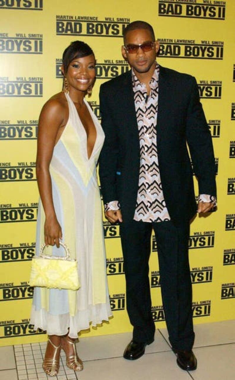 Gabrielle Union and Will Smith at the premiere of Bad Boys II in London in 2003.
