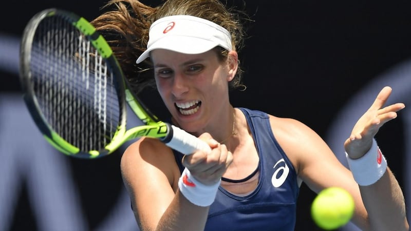 Australian Open: Johanna Konta's biggest battle in the first round was with a moth
