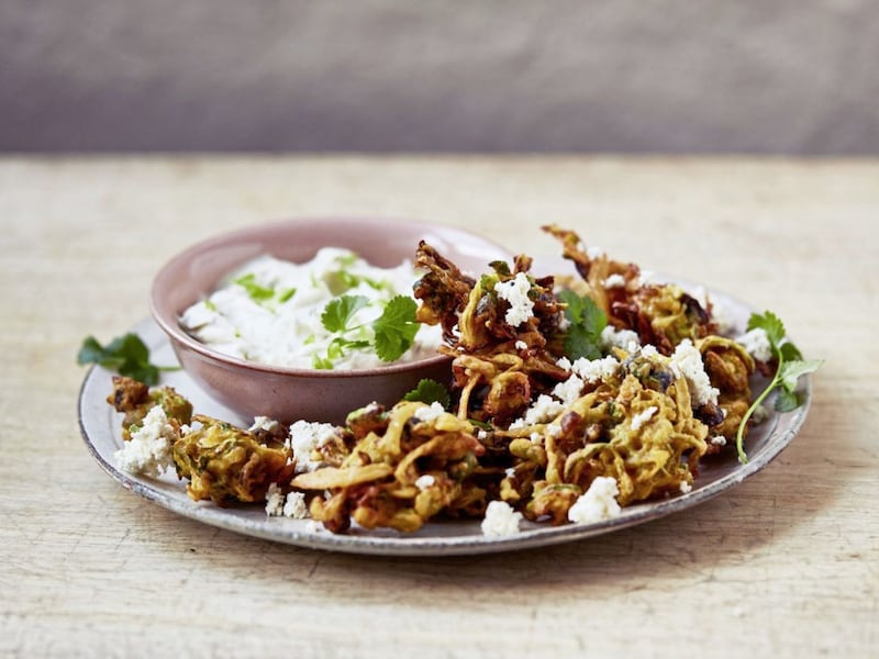 Kenny Tutt&#39;s sprout and cranberry pakora 