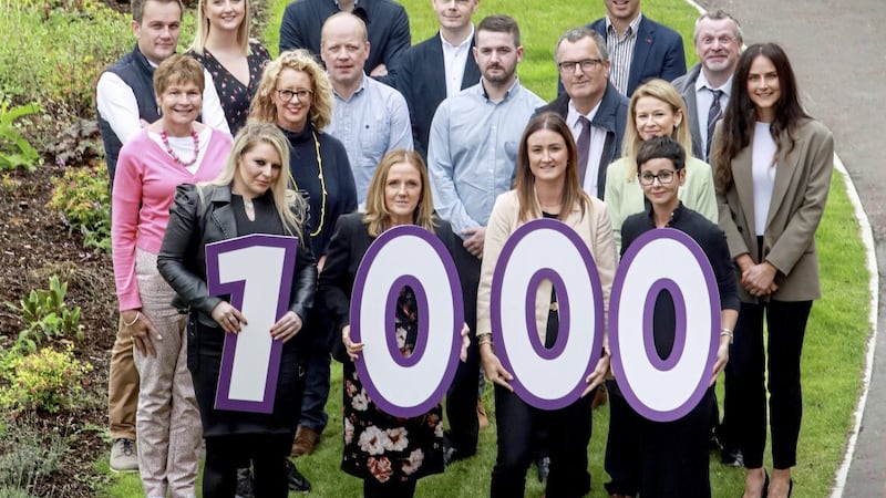 The Choice Housing Development team, who recently marked reaching the milestone of 1,000 units currently on sites across the north at an investment of &pound;150m. 