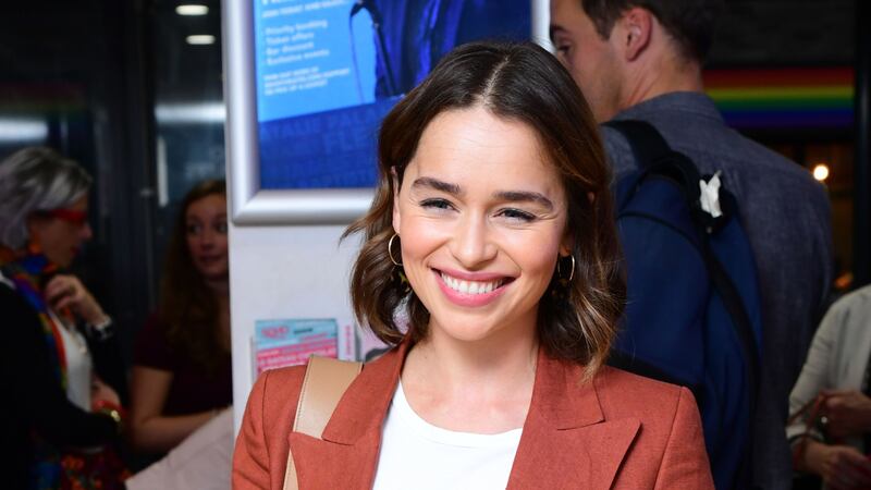 The actress attended the What Girls Are Made Of press night.