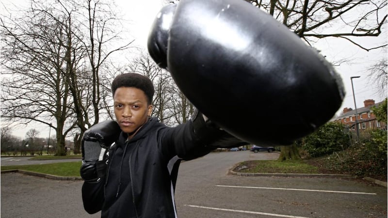 Mosa Kambule moved to Ireland from South Africa, via England, when he was five and only took up boxing after being attacked outside his home as a teenager. Picture by Hugh Russell 
