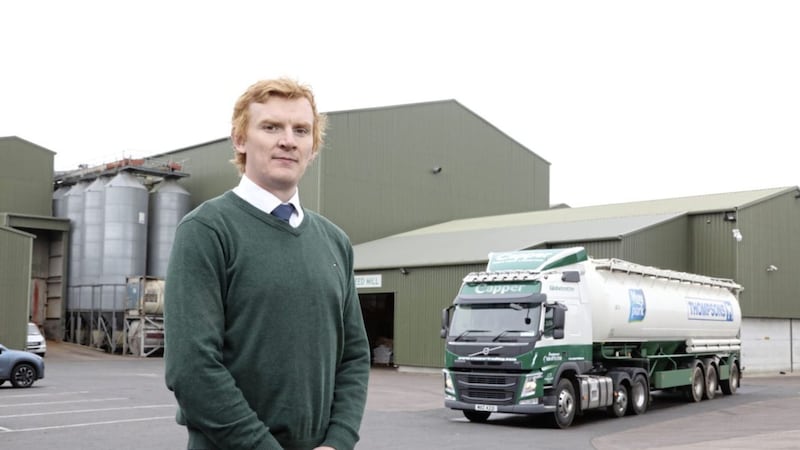 Capper managing director Philip Hill at the company&rsquo;s base in Tamnamore outside Dungannon. Photo: Darren Kidd/PressEye 