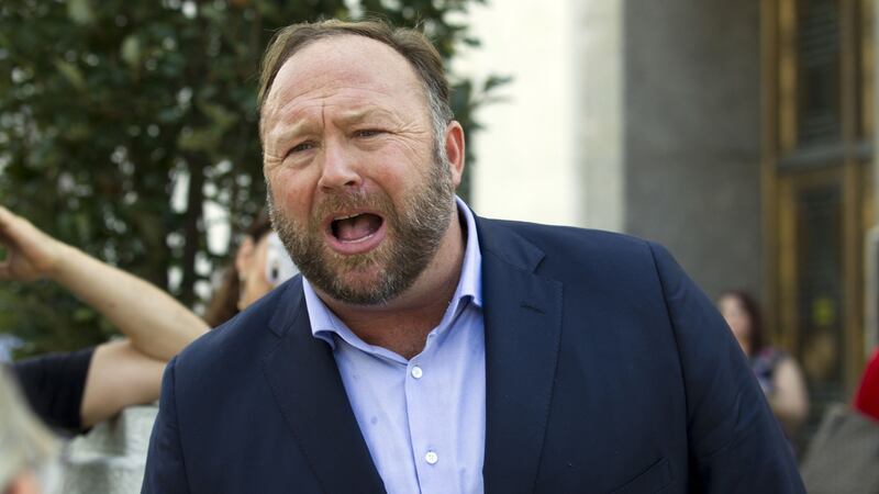 The creator of the original comic book character said he did not authorise Alex Jones’ conspiracy-promoting website to use the image.