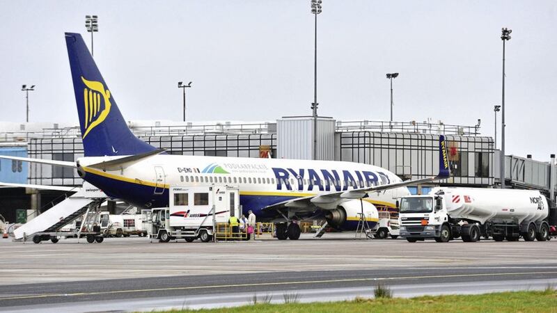 Ryanair is cutting back on its routes from Belfast International Airport, which it partly blames on air passenger duty 