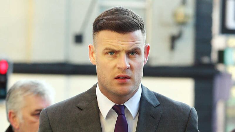Footballer Anthony Stokes arrives at Dublin's Circuit Criminal Court, where he was due to appear over an alleged assault of an Elvis impersonator&nbsp;