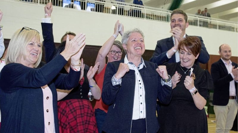 The DUP&#39;s first openly gay candidate, Alison Bennington, was elected to Antrim and Newtownabbey Borough Council. Picture by Dave Pettard/PA Wire 