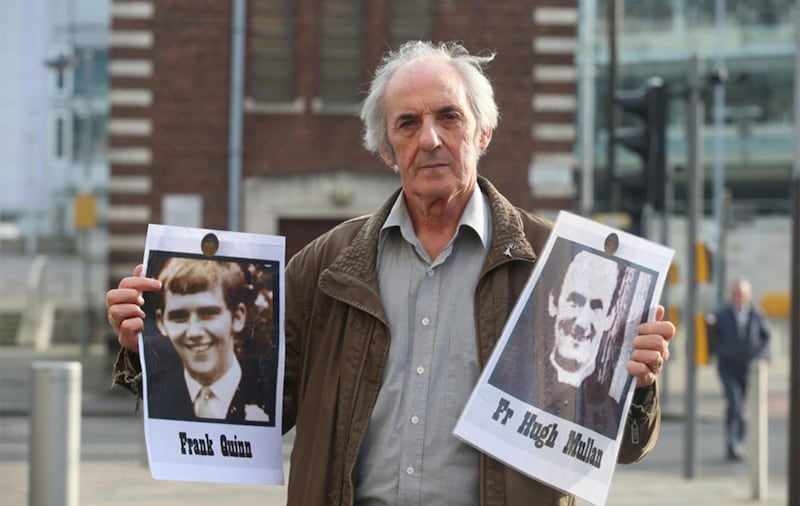 &nbsp;Joe Millen, who survived the gun attacks, gave evidence about the shootings of Fr Mullan and Frank Quinn. Picture by Hugh Russell
