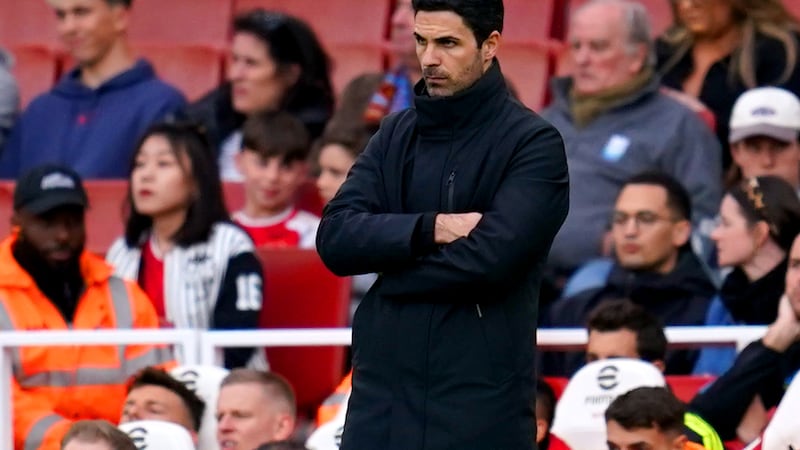 Arsenal manager Mikel Arteta saw his side beaten at home by Aston Villa