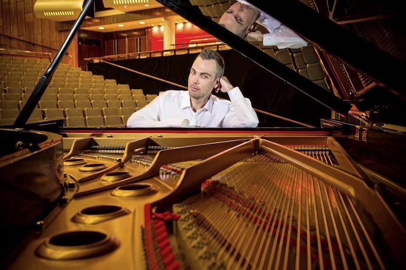 One-handed concert pianist Nicholas McCarthy 