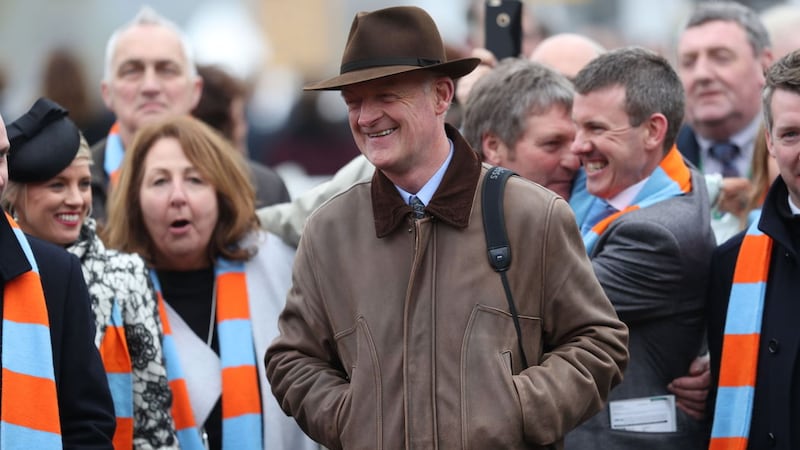 Willie Mullins&rsquo; French recruit&nbsp;<span style="color: rgb(51, 51, 51); font-family: sans-serif, Arial, Verdana, &quot;Trebuchet MS&quot;; ">Bonbon Au Miel&nbsp;</span>hadn&rsquo;t been seen in action for well over two years but offered plenty of encouragement for the future when beating all bar Hidden Cyclone at Leopardstown earlier this month. Picture by Press Association