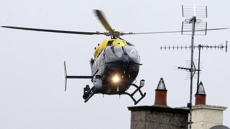 The teenager is accused of endangering a police helicopter by shining a laser at it 