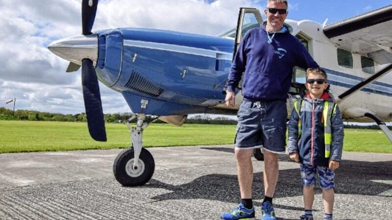 British pilot Neil Bowditch died along with seven-year-old Kacper Kacprzak in a light aircraft crash in Co Offaly. Picture from GoFundMe 