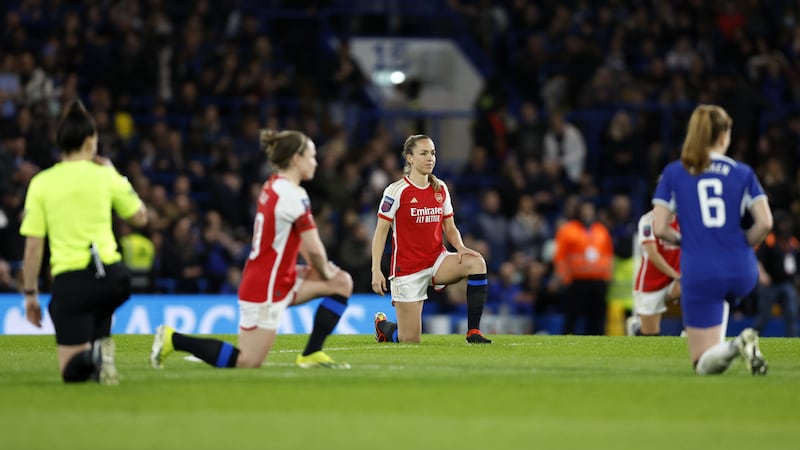 Arsenal were forced into a last-minute change of socks
