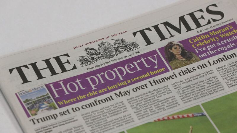 The publishing company, which owns The Times and Sun newspapers in the UK, missed earnings expectations for the latest quarter.