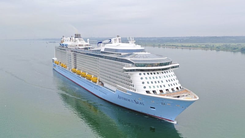 The Anthem of the Seas is among the largest cruise liners in the world. 