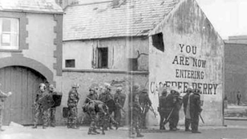 &#39;Free Derry Wall&#39; was first painted in January 1969 