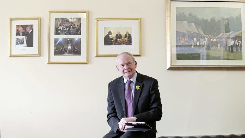 Former deputy first minister Martin McGuinness. Picture by Mal McCann 